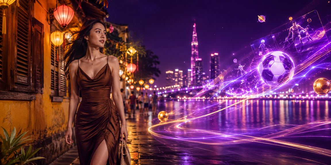 Người dùng Sài Gòn xem kết quả cá cược thể thao tại quán cà phê buổi tối